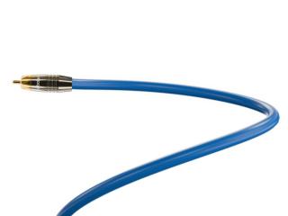 Melodika SBCX05 Coaxial cable RCA-RCA Sky Blue - 0,5m