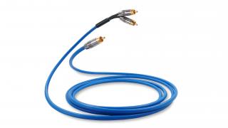 Melodika SBSWY05 Y-type subwoofer cable (1xRCA-2RCA) Sky Blue - 0,5m