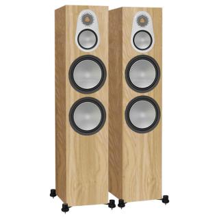 Monitor Audio Silver 7G 500 (Silver500) Floorstanding speakers - pair  Color: Natural Oak Vinyl