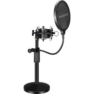 Mozos MKIT-STAND Microphone desk stand with Pop filter and anti-vibration basket