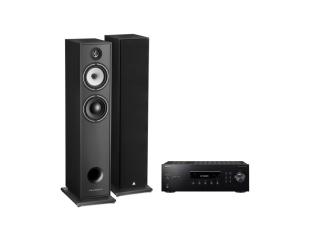 Pioneer SX-10AE (SX10AE) Stereo receiver with Bluetooth + Triangle Borea BR07 Floorstanding Speakers - stereo set