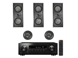 Pioneer VSX-534D (VSX534D) AV Receiver 5.2 with Dolby Atmos + Melodika BLI5LCR + Melodika BLI5 Set 5.0 loudspeakers for home cinema