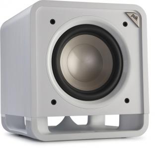 Polk Audio HTS 10 (HTS10) active subwoofer 100W long-throw 10 inch driver Color: White