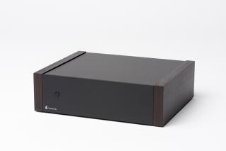 Pro-Ject AMP BOX DS2 (DS-2) Stereo power amplifier 100W with wooden side panels Colour: Black, Color: Eucalyptus