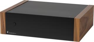 Pro-Ject Amp Box DS2 Mono (AmpBox) Mono power amplifier 120W with wooden side panels Colour: Black, Color: Walnut