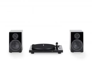 Pro-Ject Juke Box E 1 HiFi Set All-in-one Plug  Play turntable system Color: Black