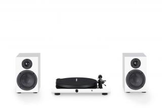 Pro-Ject Juke Box E 1 HiFi Set All-in-one Plug  Play turntable system Color: White