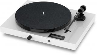 Pro-Ject Juke Box E1 All-in-one Plug  Play system, analog turntable with phono stage and power amplifier, bluetooth Color: White gloss