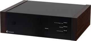 Pro-Ject Phono Box DS2 (DS-2) Phono preamplifier MM / MC with wooden side panels Colour: Dark, Color: Eucalyptus