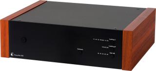 Pro-Ject Phono Box DS2 (DS-2) Phono preamplifier MM / MC with wooden side panels Colour: Dark, Color: Rosenut