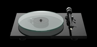 Pro-Ject T2 W (T2-W) turntable with Wifi, Sumiko Rainier MM Color: Black-black gloss