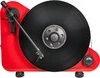 Pro-Ject VT-E Vertical analog turntable with Ortofon OM5e cartridge Color: Red, Version: left-handed