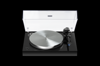 Pro-Ject  X8 (X-8) analog turntable Cartridges: BEZ WKŁADKI, Color: Black-black gloss