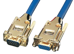 Przedłużacz VGA (D-sub) Gold Line Lindy 37231 - 3m