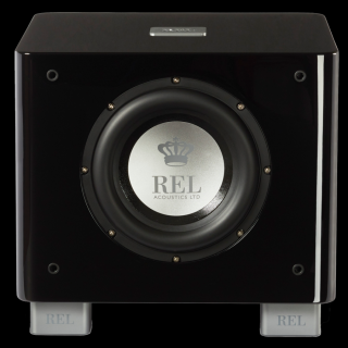 REL Acoustics T/7x (T7x) Active subwoofer with passive driver Color: Black gloss