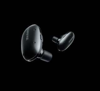 Shure Aonic Free (AonicFree) In Ear Monitor True Wireless Sound Isolating Bluetooth aptX Color: Black graphite