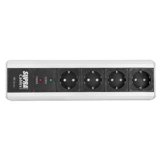 Supra MD04-EU/SP MKIII (MD04EUSP MK3) Mains block with NIF filter and surge protection 4 sockets