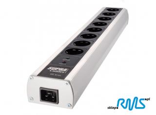 Supra MD0816-EU/SP MK3.1 (MD08-16-EU/SP) Mains block with NIF filter and surge protection 8 sockets