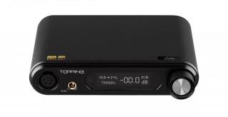 Topping DX5 (DX-5) Lite USB DAC converter with headphone amplifier and preamplifier, Bluetooth 5.0, NFCA Colour: Silver