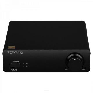 Topping PA3s (PA-3s) Digital Amplifier balanced 80W Hi-Res Colour: Black
