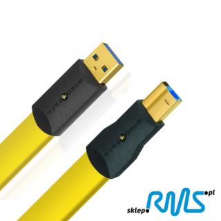 Wireworld Chroma 8 (C3AB) USB 3.0 A - B Cable flat - 0,6m