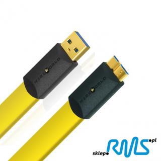 Wireworld Chroma 8 (C3AM) USB 3.0 A - micro-B Cable flat - 2m