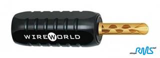 Wireworld GOLD BANANA Set Screw 10ga Banana plug - 1pc.