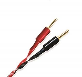 Wireworld Helicon OFC Speaker cable with banana or spades plug - 2m Plugs: banana