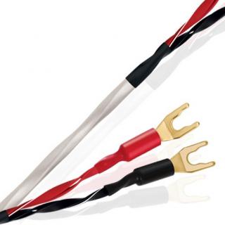 Wireworld LUNA 8 (LUS) Speaker cable with banana or spades plug - 2m Plugs: banana