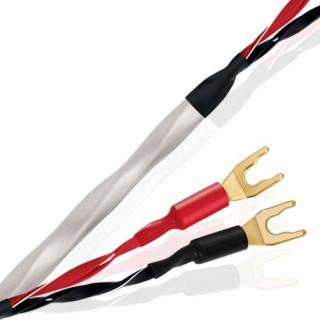 Wireworld Solstice 8 (SOS) Speaker cable with banana or spades plug - 2,5m Plugs: spades