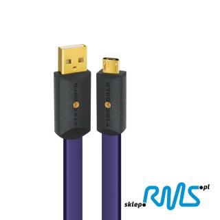 Wireworld Ultraviolet 8 (U2AM) USB 2.0 A - micro-B Cable flat - 0,6m
