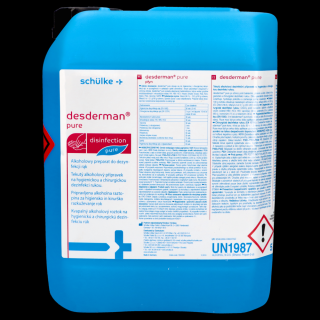 Desderman pure – płyn do dezynfekcji rąk 100 ml/ 500 ml/ 1 l/ 5 l 5 l