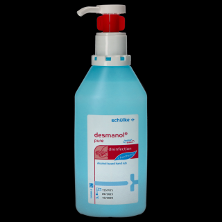 Desmanol pure – alkoholowy płyn do dezynfekcji rąk z pompką 500 ml/ 1 l 1l