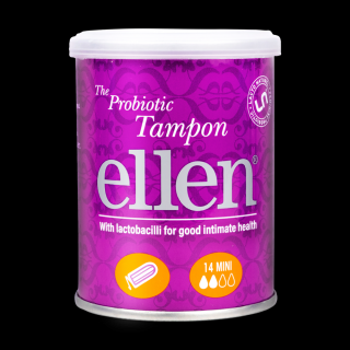 Ellen tampony probiotyczne - MINI, NORMAL, SUPER MINI - 14 sztuk