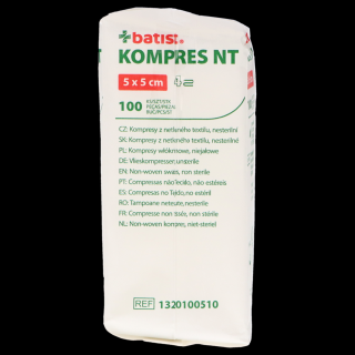 Kompresy włókninowe Kompres NT – niejałowe 10 x 10 cm