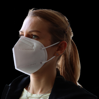 Maska medyczna TW PLAST model F, 98% filtracji (3 szt. w opak.)