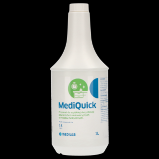 Mediquick – gotowy do użycia alkoholowy preparat do szybkiej dezynfekcji powierzchni nieinwazyjnych wyrobów medycznych