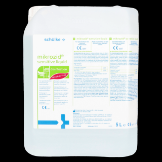 Mikrozid sensitive liquid - płyn do szybkiej dezynfekcji i czyszczenia powierzchni wyrobów medycznych 1 l/ 5l 5 l