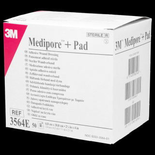 Opatrunek jałowy samoprzylepny Medipore+ Pad (3M) 5 x 7,2 cm