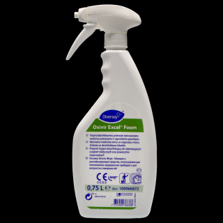 Oxivir Exel Foam – preparat myjąco-dezynfekujący do nieinwazyjnych urządzeń medycznych oraz powierzchni nieporowatych 0,75 l