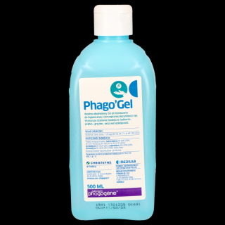 Phago’ Gel to wodno-alkoholowy preparat w postaci żelu do higienicznej i chirurgicznej dezynfekcji rąk metodą wcierania