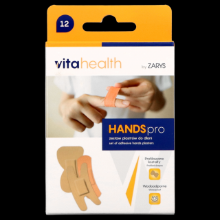 Plastry HANDSpro do opatrywania dłoni vitahealth (Zarys)