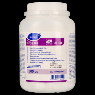 Suma Tab D4 – tabletki dezynfekcyjne bazie aktywnego chloru 300 sztuk