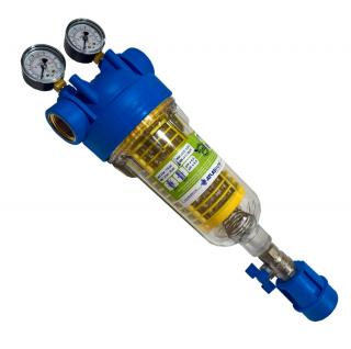 filtr samoczyszczący HM 3/4" ATLAS FILTRI z manometrami z płukaniem wstecznym