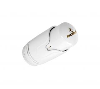 Głowica termostatyczna DIAMOND 404 z przyłaczem M30 x 1,5 - Biała