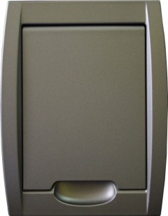 Gniazdo ssawne HUSKY Premier EVO plastikowe. Kolor - aluminium