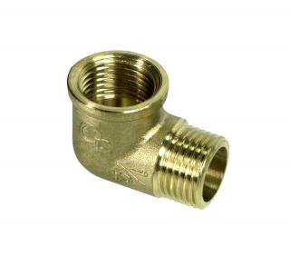 kolano 6/4" (DN40) mosiężne, nyplowe