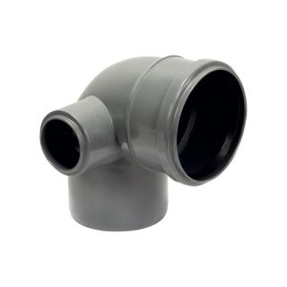 kolano kanalizacyjne 110/90° z odejściem lewym 50mm