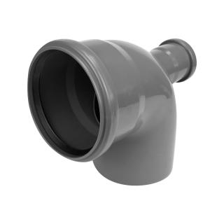 kolano kanalizacyjne 110/90° z odejściem tylnym 50mm