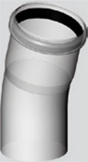 kolano kominowe dn 60mm x 15st. STARR PPH do kotłów kondensacyjnych